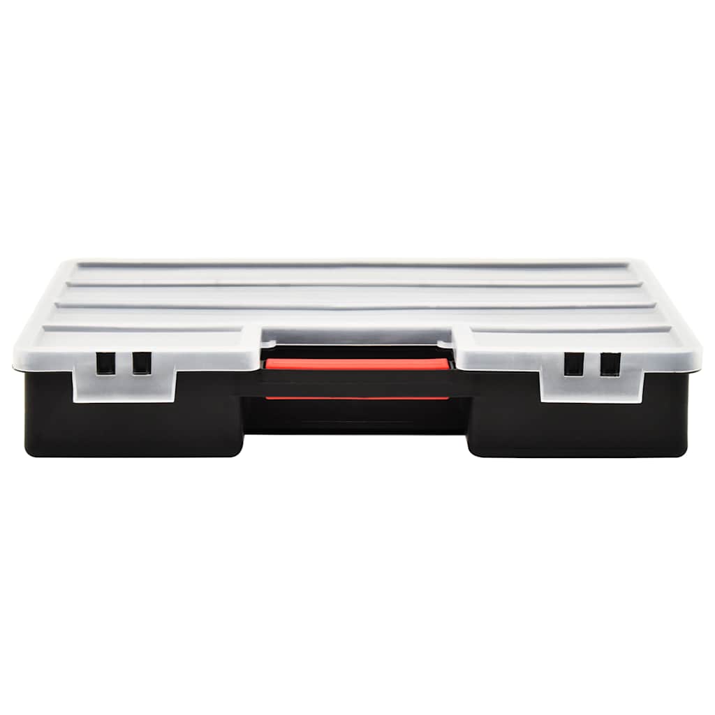 Assortment Boxes 2 pcs with Adjustable Dividers 460x325x80 mm Plastic