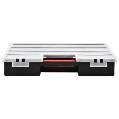 Assortment Boxes 2 pcs with Adjustable Dividers 460x325x80 mm Plastic
