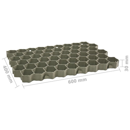 Grass Grids 16 pcs Green 60x40x3 cm Plastic