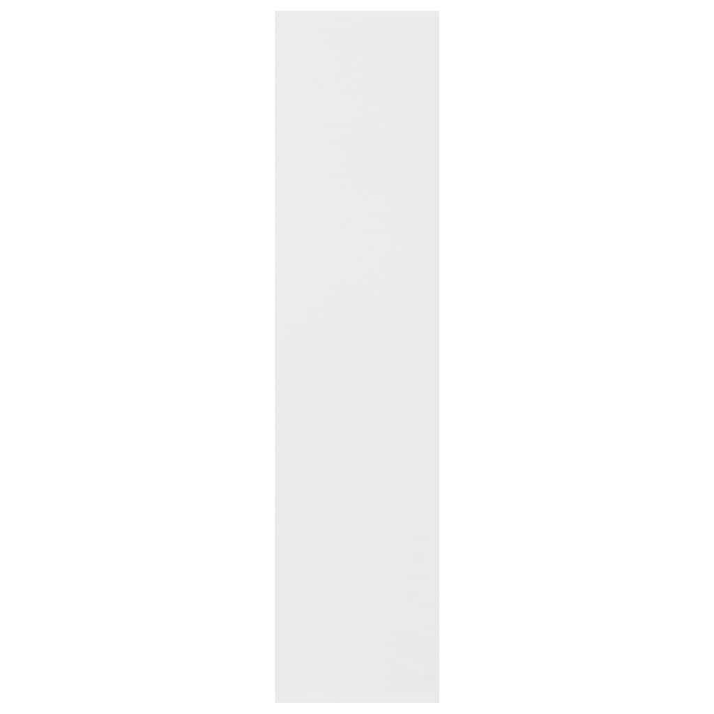 801107 vidaXL Book Cabinet White 50x25x106 cm Engineered Wood
