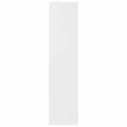 801107 vidaXL Book Cabinet White 50x25x106 cm Engineered Wood