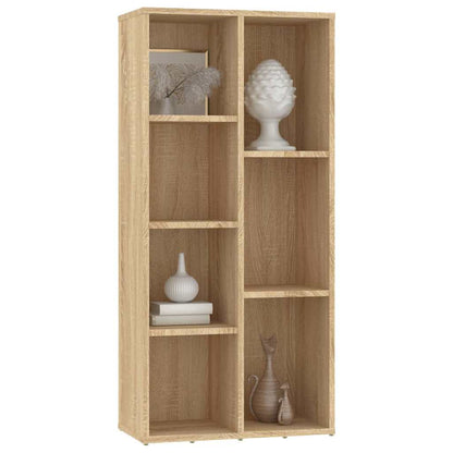 801110 vidaXL Book Cabinet Sonoma Oak 50x25x106 cm Engineered Wood