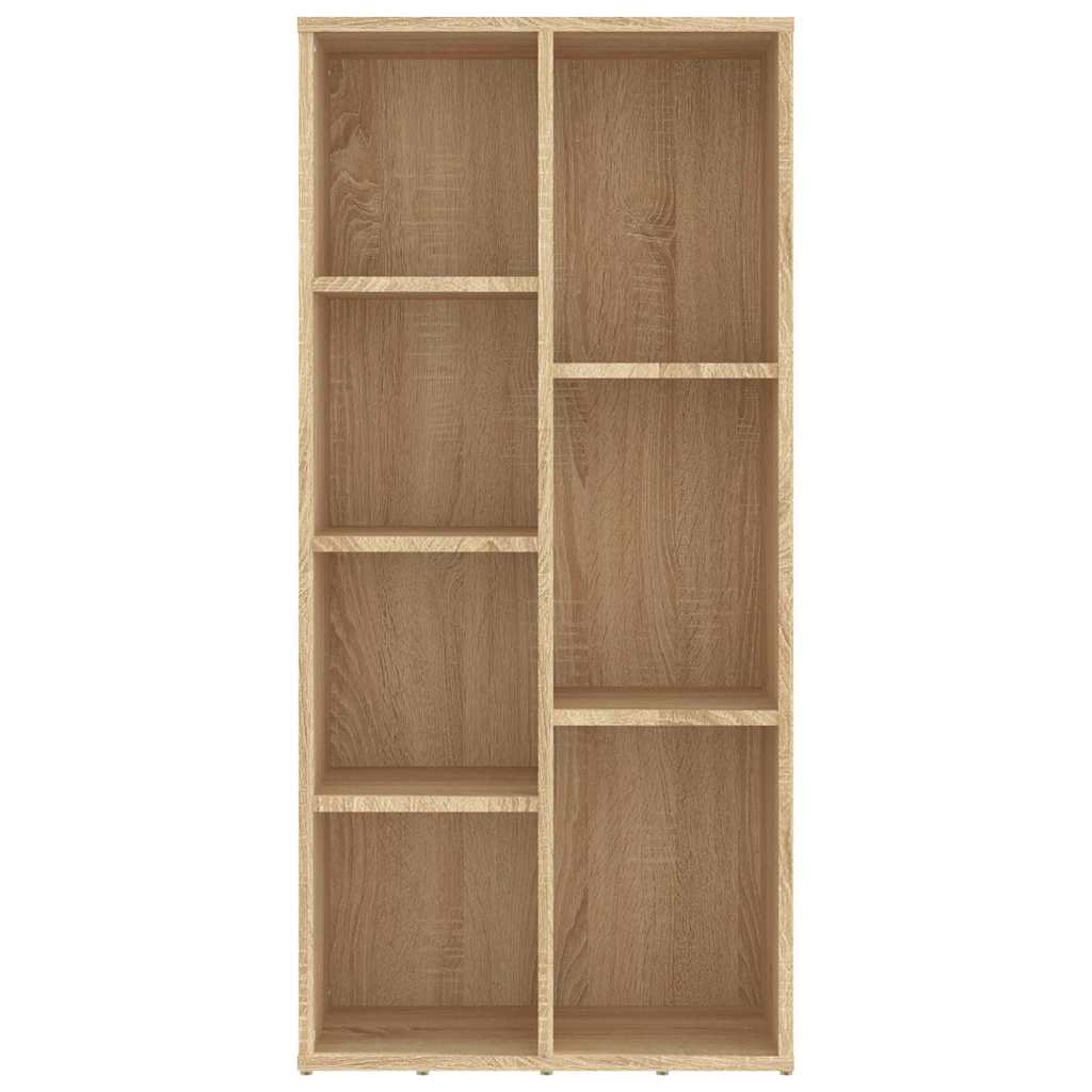 801110 vidaXL Book Cabinet Sonoma Oak 50x25x106 cm Engineered Wood