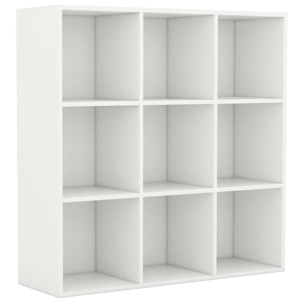 801125 vidaXL Book Cabinet White 98x29x97,5 cm Engineered Wood
