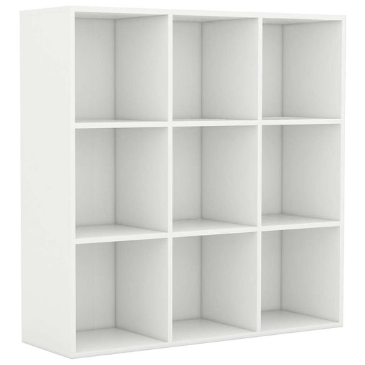 801125 vidaXL Book Cabinet White 98x29x97,5 cm Engineered Wood