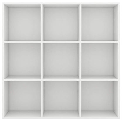 801125 vidaXL Book Cabinet White 98x29x97,5 cm Engineered Wood