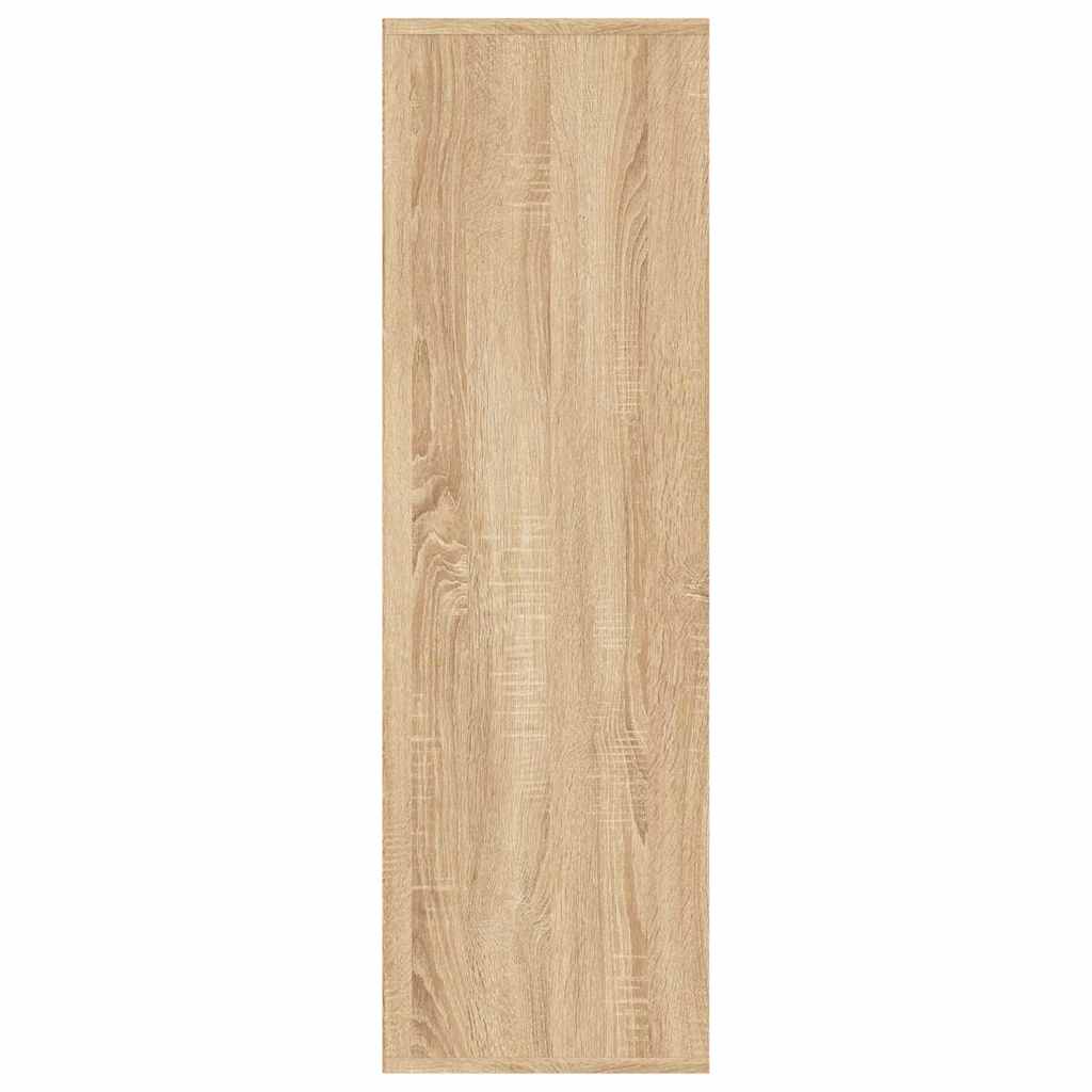 801128 vidaXL Book Cabinet Sonoma Oak 98x29x97,5 cm Engineered Wood