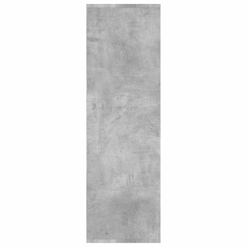 801129 vidaXL Book Cabinet Concrete Grey 98x29x97,5 cm Engineered Wood
