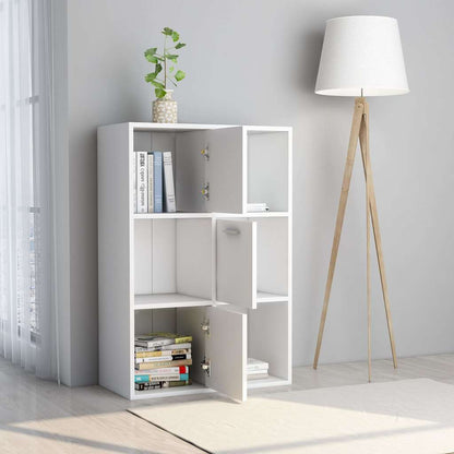 801134 vidaXL Storage Cabinet White 60x29,5x90 cm Engineered Wood