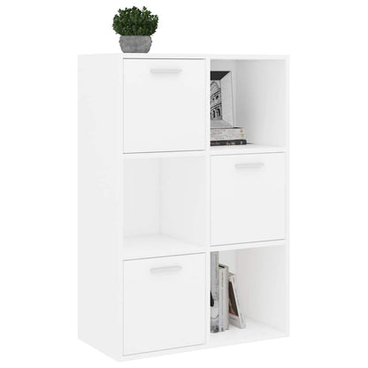 801134 vidaXL Storage Cabinet White 60x29,5x90 cm Engineered Wood