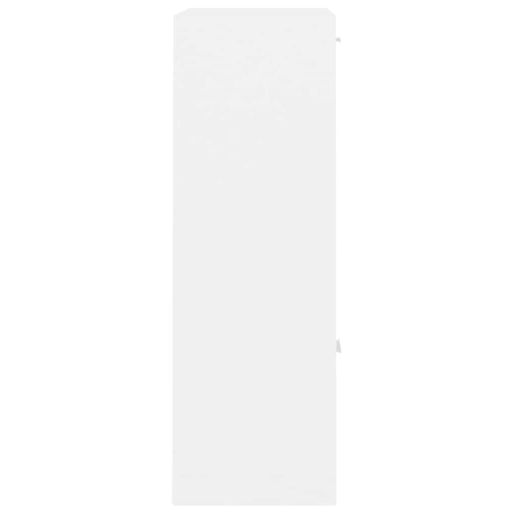 801134 vidaXL Storage Cabinet White 60x29,5x90 cm Engineered Wood