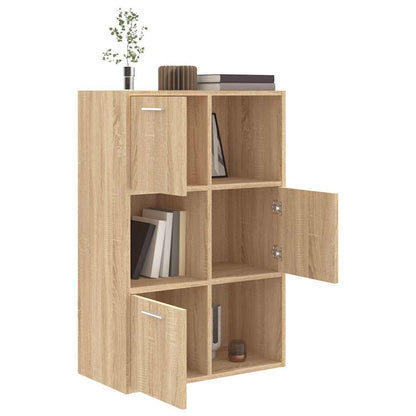 801137 vidaXL Storage Cabinet Sonoma Oak 60x29,5x90 cm Engineered Wood