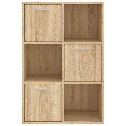801137 vidaXL Storage Cabinet Sonoma Oak 60x29,5x90 cm Engineered Wood