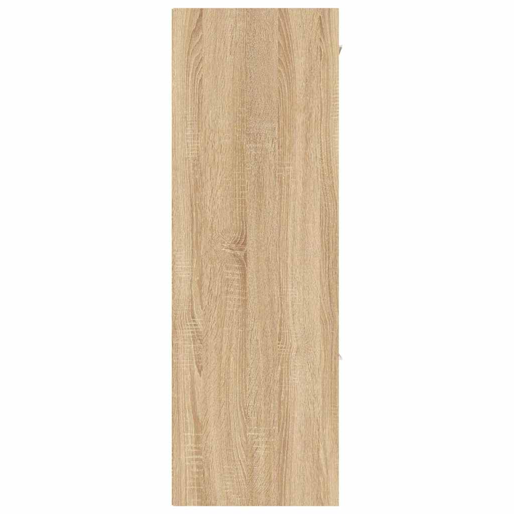 801137 vidaXL Storage Cabinet Sonoma Oak 60x29,5x90 cm Engineered Wood