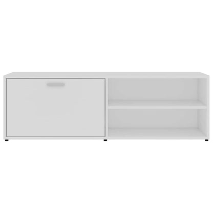 801152 vidaXL TV Cabinet White 120x34x37 cm Engineered Wood