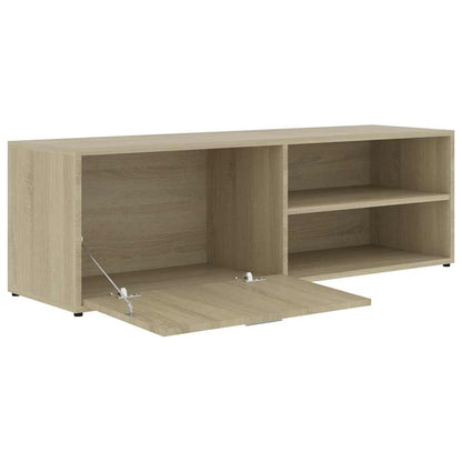 801155 vidaXL TV Cabinet Sonoma Oak 120x34x37 cm Engineered Wood