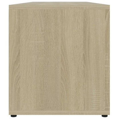 801155 vidaXL TV Cabinet Sonoma Oak 120x34x37 cm Engineered Wood