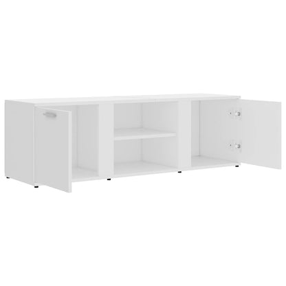 801161 vidaXL TV Cabinet White 120x34x37 cm Engineered Wood