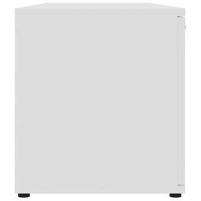 TV Cabinet White 120x34x37 cm Engineered Wood