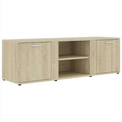 801164 vidaXL TV Cabinet Sonoma Oak 120x34x37 cm Engineered Wood
