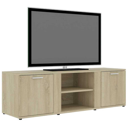 801164 vidaXL TV Cabinet Sonoma Oak 120x34x37 cm Engineered Wood