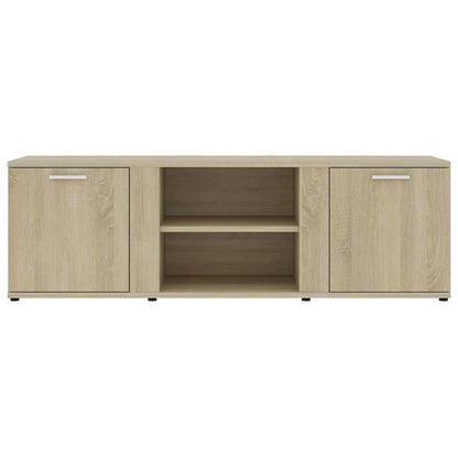 801164 vidaXL TV Cabinet Sonoma Oak 120x34x37 cm Engineered Wood