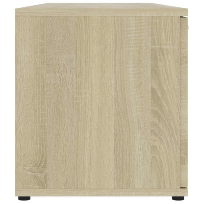 801164 vidaXL TV Cabinet Sonoma Oak 120x34x37 cm Engineered Wood