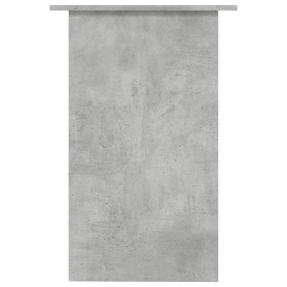 Desk Concrete Grey 90x50x74 cm Engineered Wood