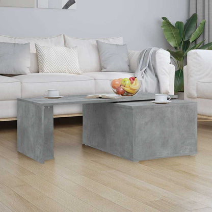 801341 vidaXL Coffee Table Concrete Grey 150x50x35 cm Engineered Wood