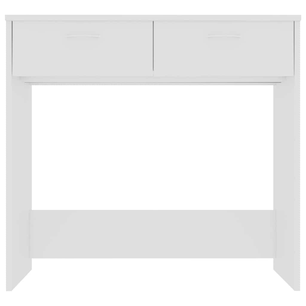 801355 vidaXL Desk White 80x40x75 cm Engineered Wood