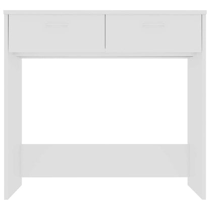 801355 vidaXL Desk White 80x40x75 cm Engineered Wood