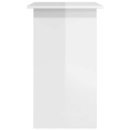 Desk High Gloss White 80x45x74 cm Engineered Wood