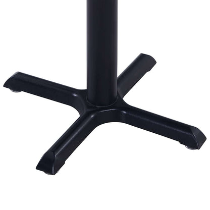 Garden Table Black 80x80x75 cm
