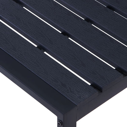 Garden Bench | Black | PS board, iron | 120.5 cm | Built Tough