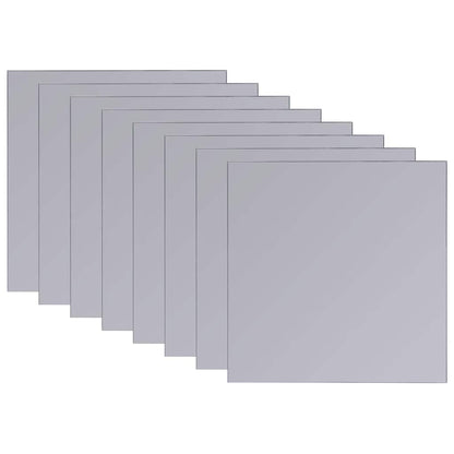 Frameless Mirror Tiles Glass 16 pcs 20,5 cm