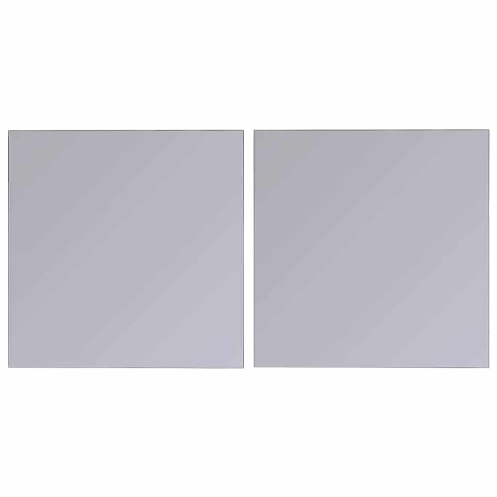 Frameless Mirror Tiles Glass 16 pcs 20,5 cm