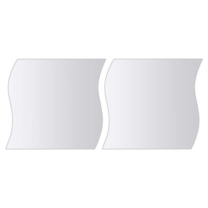 16 Piece Mirror Tiles Multi-Shape Glass