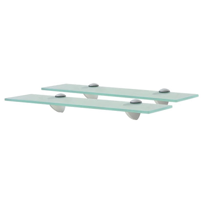 Floating Shelf | Set of 2 | Clear | Toughened safety glass, zinc alloy