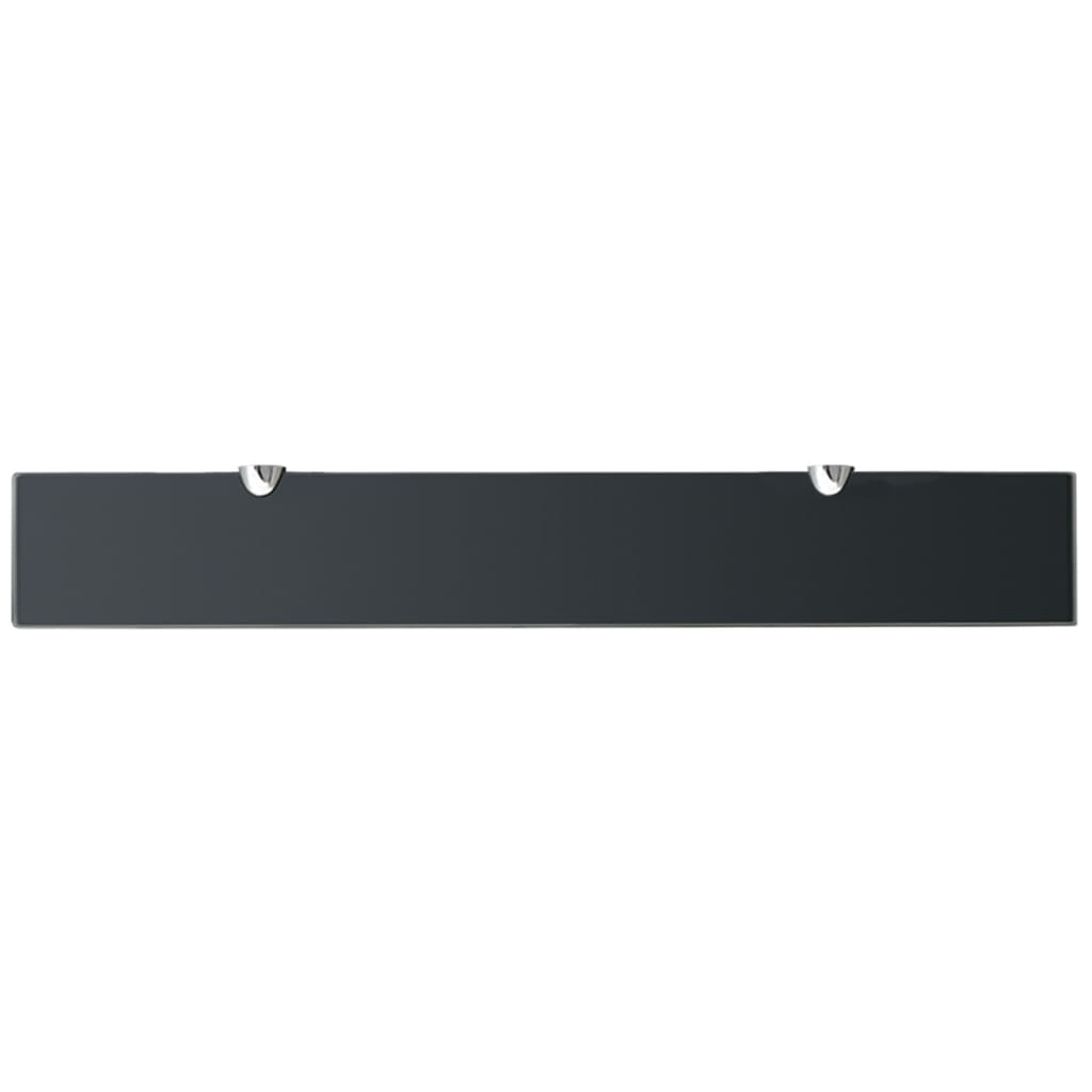 Floating Shelves 2 pcs Glass 70x10 cm 8 mm