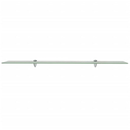Floating Shelves 2 pcs Glass 100x10 cm 8 mm