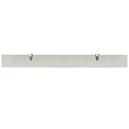 Floating Shelves 2 pcs Glass 100x10 cm 8 mm