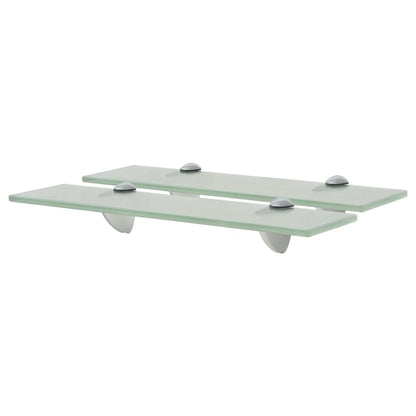 Floating Shelves 2 pcs Glass 40x20 cm 8 mm