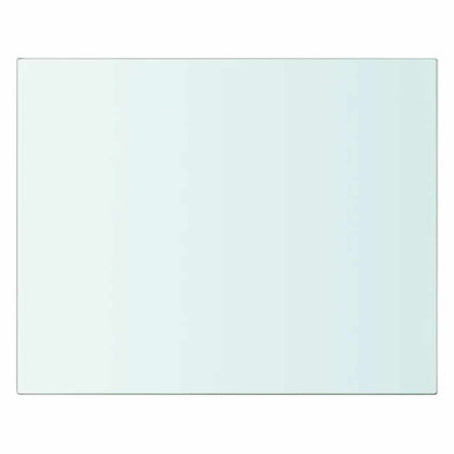 Shelves 2 pcs Panel Glass Clear 20x20 cm