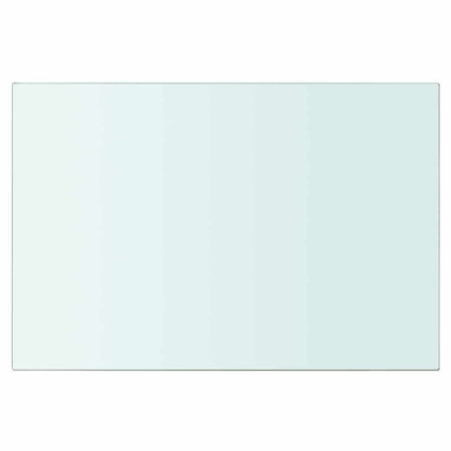 Shelves 2 pcs Panel Glass Clear 30x15 cm