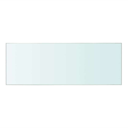 Shelves 2 pcs Panel Glass Clear 40x12 cm