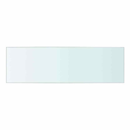 Shelves 2 pcs Panel Glass Clear 50x15 cm