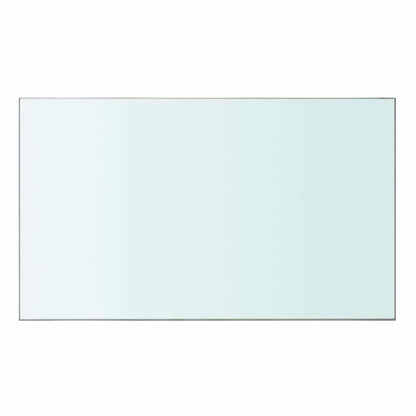 Shelves 2 pcs Panel Glass Clear 50x30 cm