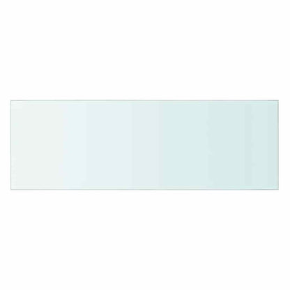 Shelves 2 pcs Panel Glass Clear 60x20 cm