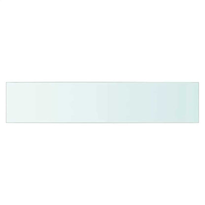 Shelves 2 pcs Panel Glass Clear 70x15 cm