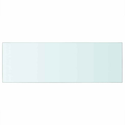 Shelves 2 pcs Panel Glass Clear 70x25 cm